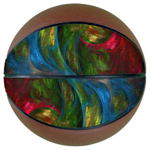 Genesis Blue Abstract Art Basketball