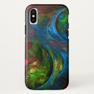 Genesis Blue Abstract Art Case-Mate iPhone Case