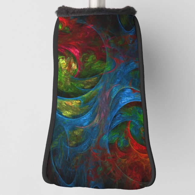 Genesis Blue Abstract Art Golf Head Cover (Rotate 90)