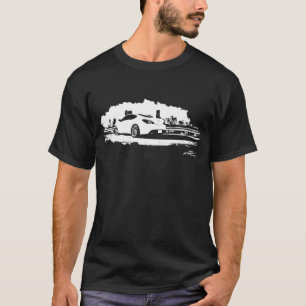 Genesis Coupe black and white graphics T-Shirt