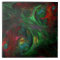 Genesis Green Abstract Art Tile