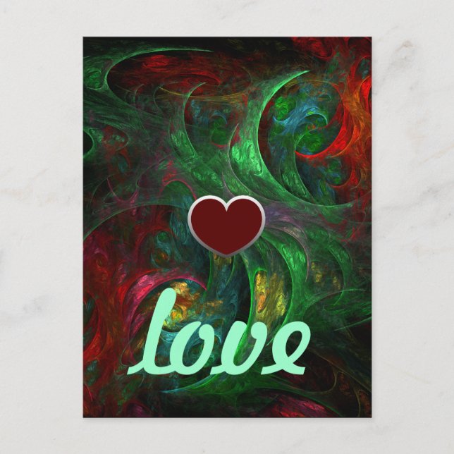Genesis Green Love Postcard (Front)