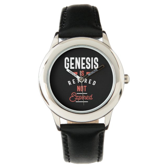 Genesis is Retired Not Expired Watch (Front)