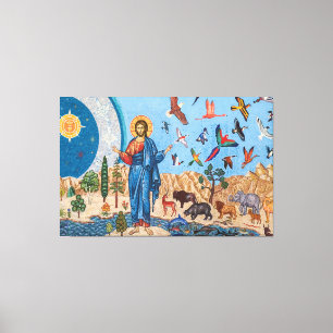 Genesis mosaic Premium Wrapped Canvas (Gloss)