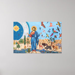 Genesis mosaic Premium Wrapped Canvas (Gloss)