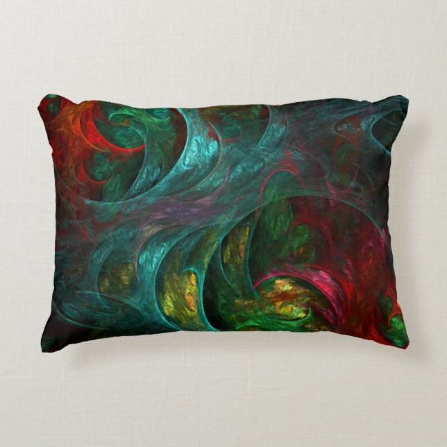 Genesis Nova Abstract Art Accent Pillow (Front)