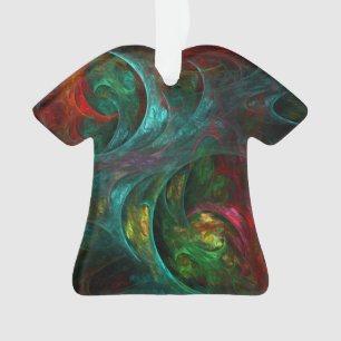 Genesis Nova Abstract Art Acrylic Shirt Ornament