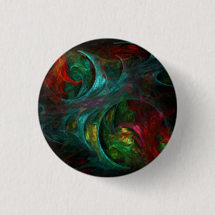 Genesis Nova Abstract Art Button (round)