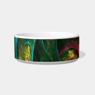 Genesis Nova Abstract Art Cat Bowl