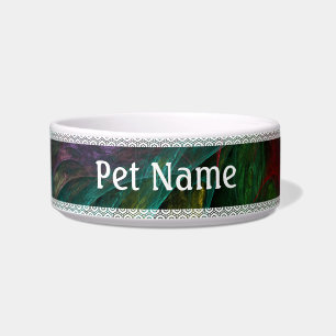 Genesis Nova Abstract Art Cat Bowl