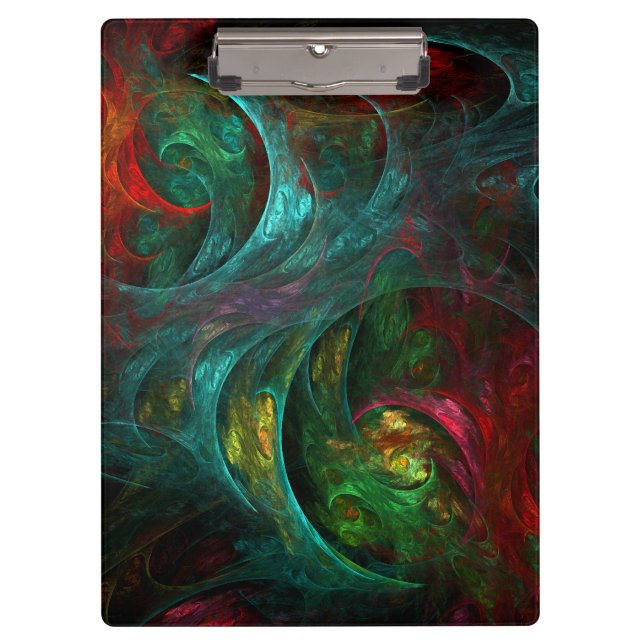 Genesis Nova Abstract Art Clipboard (Front)