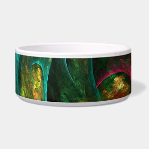 Genesis Nova Abstract Art Dog Bowl