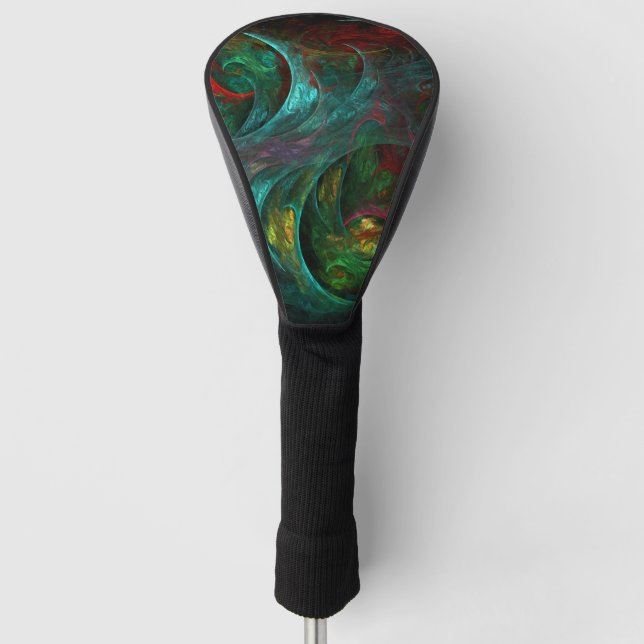 Genesis Nova Abstract Art Golf Head Cover (Front)