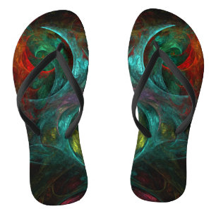 Genesis Nova Abstract Art Jandals