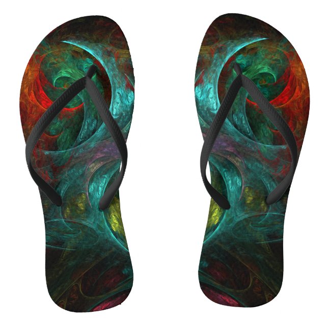 Genesis Nova Abstract Art Jandals (Footbed)