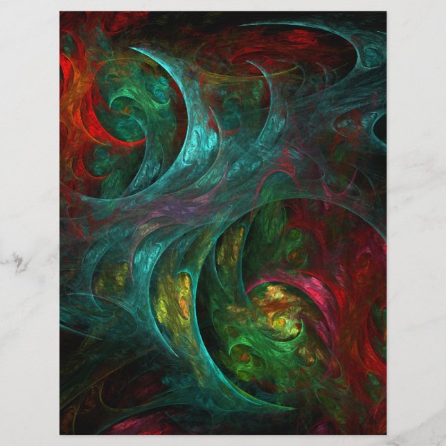 Genesis Nova Abstract Art Letterhead (Front)