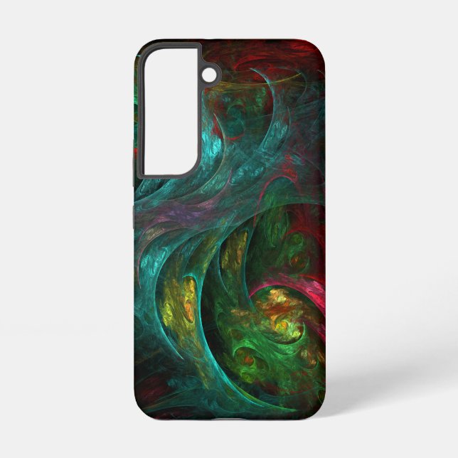 Genesis Nova Abstract Art Samsung Galaxy S22 Case (Back)