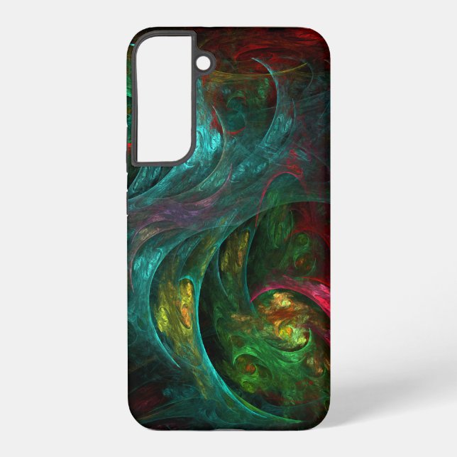 Genesis Nova Abstract Art Samsung Galaxy S22+ Case (Back)