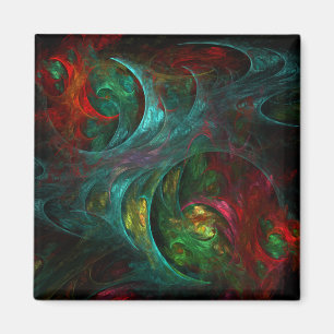 Genesis Nova Abstract Art Square Magnet