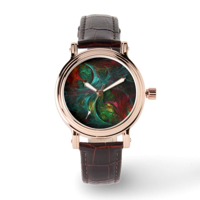 Genesis Nova Abstract Art Watch (Front)