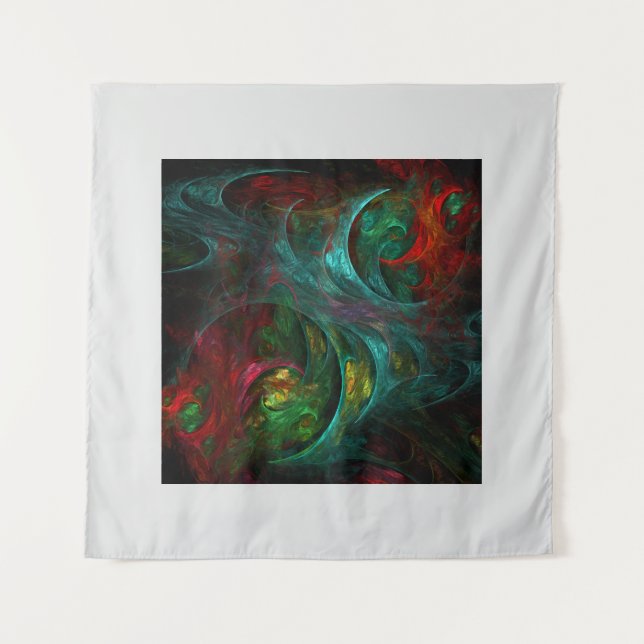 Genesis of Colour Living Fractal Universe Tapestry (Front)