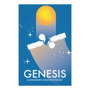 Genesis Sample-return mission space art. Photo Print