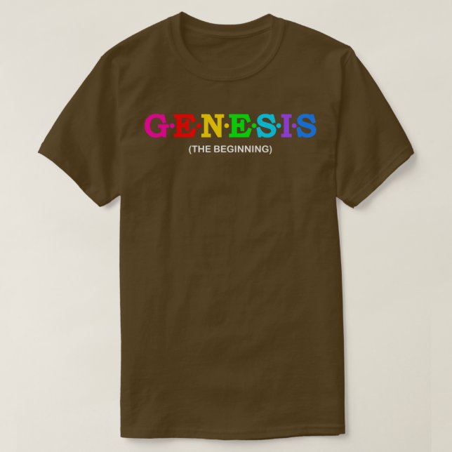 Genesis The Beginning T-Shirt (Design Front)