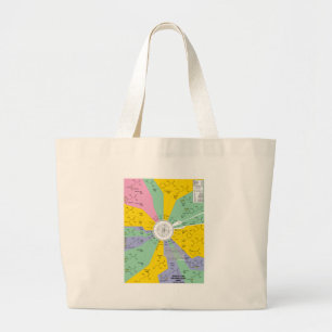 Genetic Code For Amino Acids (Chart Wheel) Large Tote Bag
