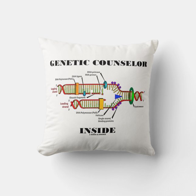 Genetic Counsellor Inside (DNA Replication) Cushion (Front)