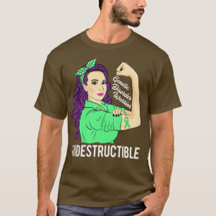 Genetic Disorder Warrior Indestructible Awareness  T-Shirt