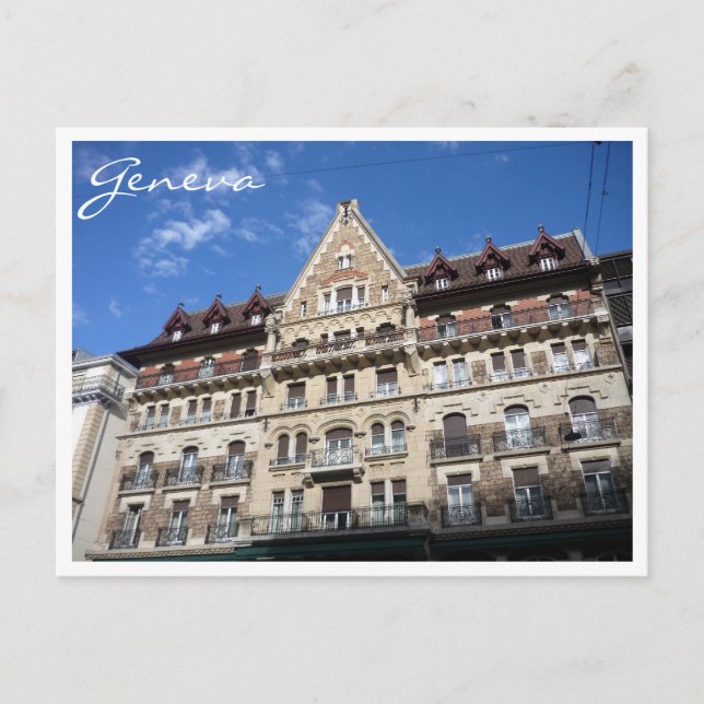 geneva architecture postcard (Front)