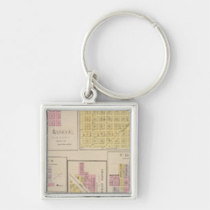 Geneva, Atlanta, Dexter, Grand Summit, Kansas Key Ring