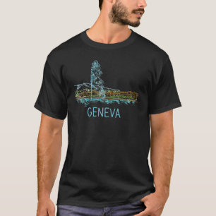 Geneva City Switzerland souvenir for men women T-Shirt