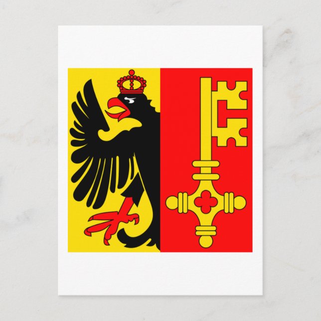 Geneva Flag Postcard (Front)