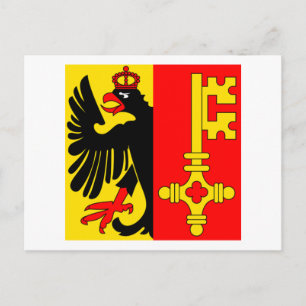 Geneva Flag Postcard