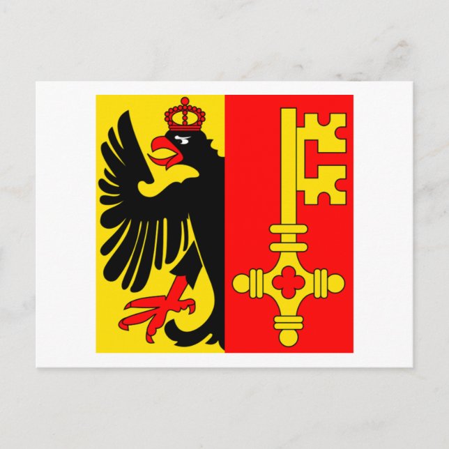 Geneva Flag Postcard (Front)
