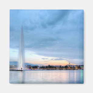 Geneva fountain, Switzerland Magnet