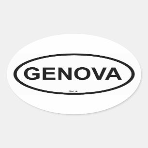 GENEVA OVAL STICKER