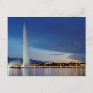 Geneva panorama, Switzerland Postcard