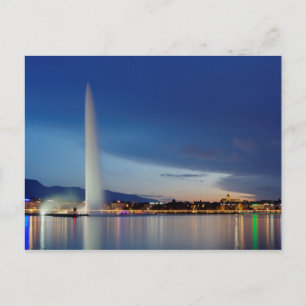 Geneva panorama, Switzerland Postcard