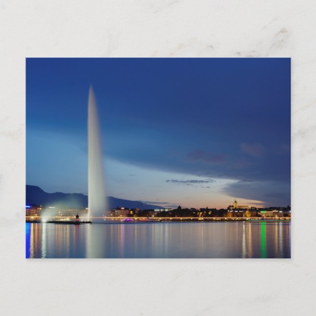 Geneva panorama, Switzerland Postcard (Front)