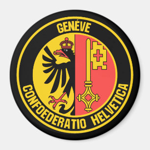 Geneva Round Emblem Magnet