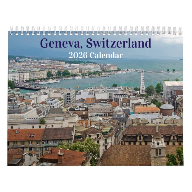 Geneva, Switzerland 2026 Calendar (Cover)
