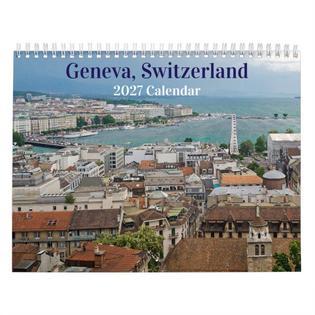 Geneva, Switzerland 2027 Calendar (Cover)