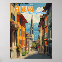 Geneva Switzerland Alps