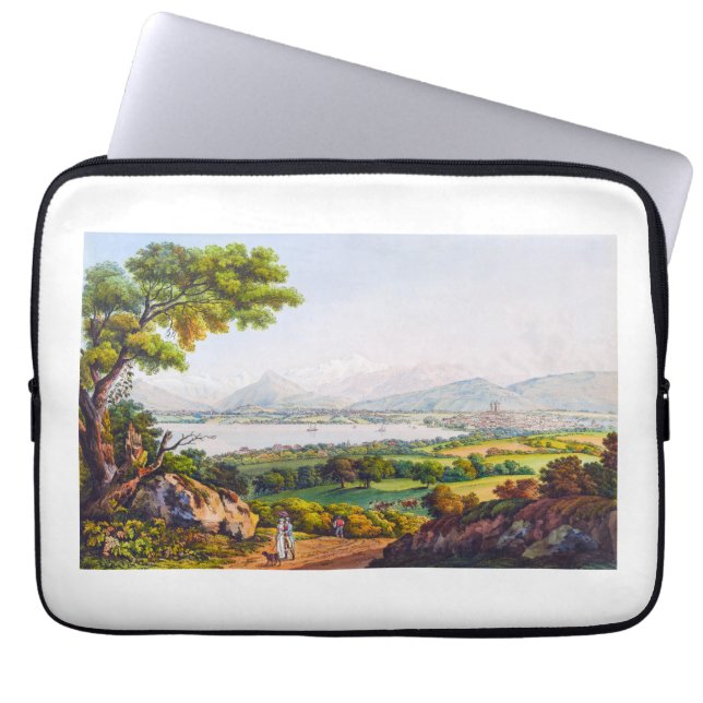 Geneva, Switzerland Laptop Sleeve (Front)