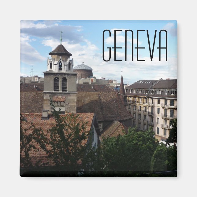 geneva switzerland magnet (Front)