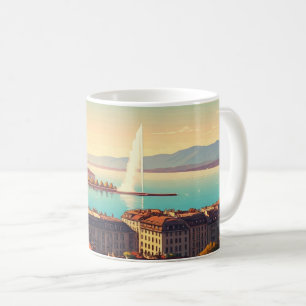 Geneva Switzerland Travel Coffee Mug