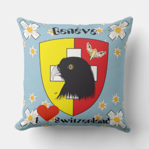 Geneva v Genève Switzerland Suisse Svizzera Kissen Cushion