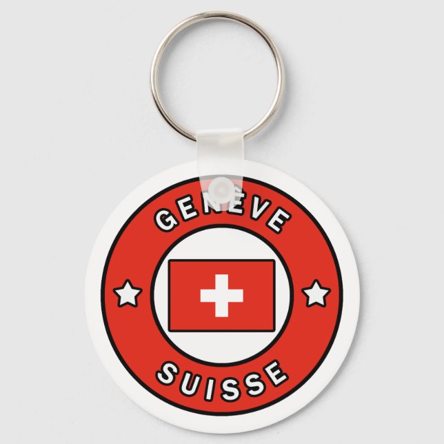 Genève Suisse Key Ring (Front)
